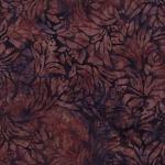 HFF Bali Batik Floral Stems - V2557-180 Walnut - Cotton Fabric