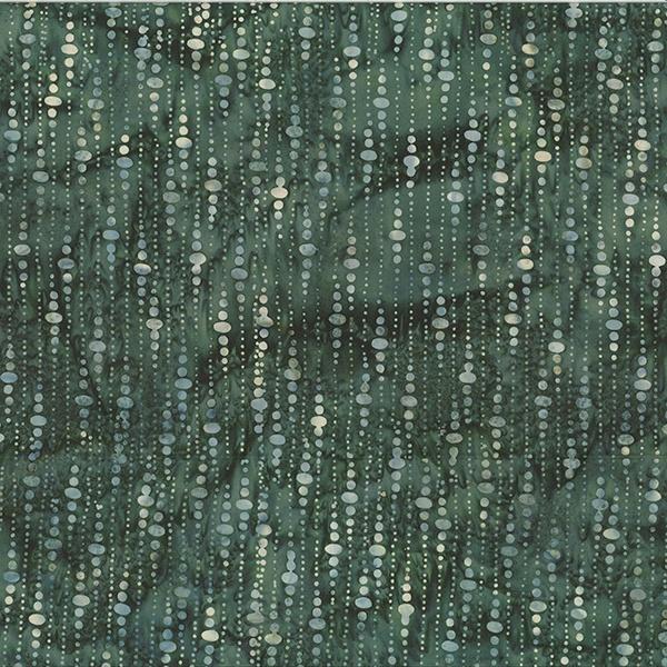 HFF Bali Batik Icicles - V2524-141 Pine - Cotton Fabric