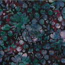 HFF Bali Batik Large Mixed Floral - V2533-394 Merlot - Cotton Batik Fabric