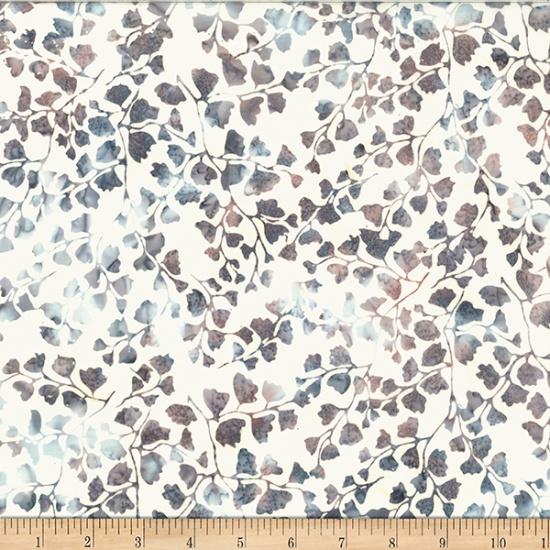 HFF Bali Batik Maiden Hair - V2551-330 Crystal - Cotton Batik Fabric