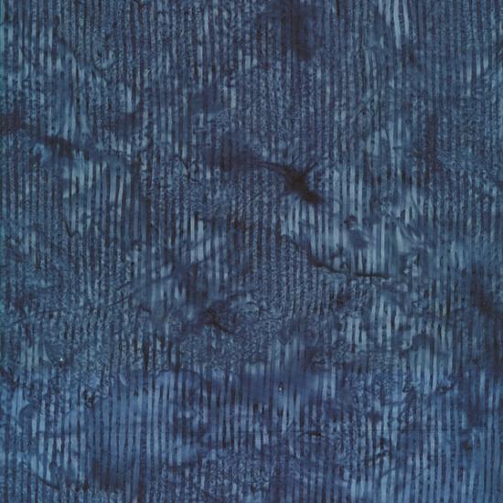 HFF Bali Batik Skinny Stripes - R2284-65 Denim - Cotton Batik Fabric