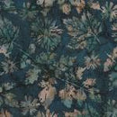 HFF Bali Batik Veined Leaves - V2547-239 Persia - Cotton Batik Fabric