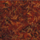 HFF Bali Batik Wheat - V2526-389 Paprika - Cotton Batik Fabric