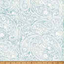 HFF Bali Batiks - Clear Skies Paisley - X2648-698 Iceberg - Cotton Batik Fabric