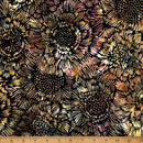 HFF Bali Batiks - Hoffman Challenge: Coffee Shoppe - X2660-342 Woody - Cotton Batik Fabric