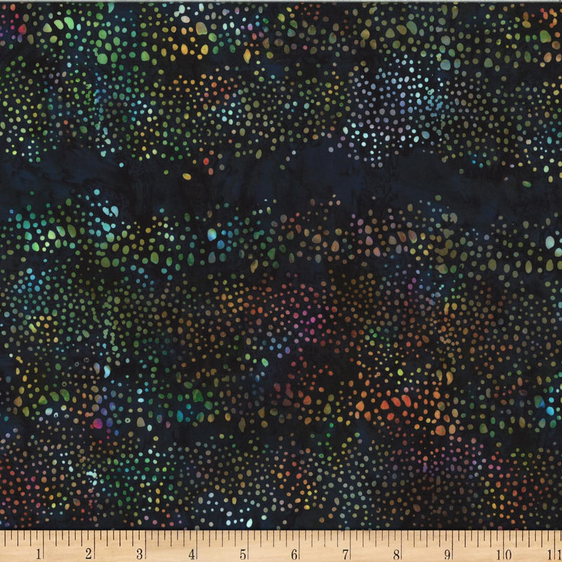 HFF Bali Batiks Abstract Dots - X2613-532 Aurora - Cotton Batik Fabric