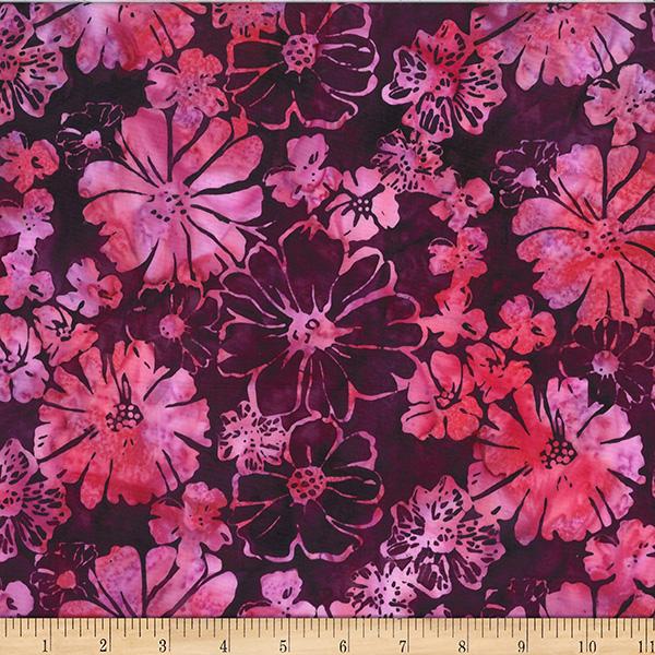 HFF Bali Batiks Bold Floral - X2634-732 Harvest Warmth - Cotton Batik Fabric