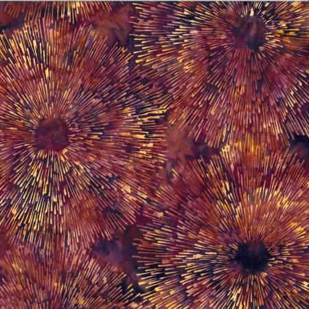 HFF Bali Batiks Burst - W2595-347 Lava - Cotton Batik Fabric