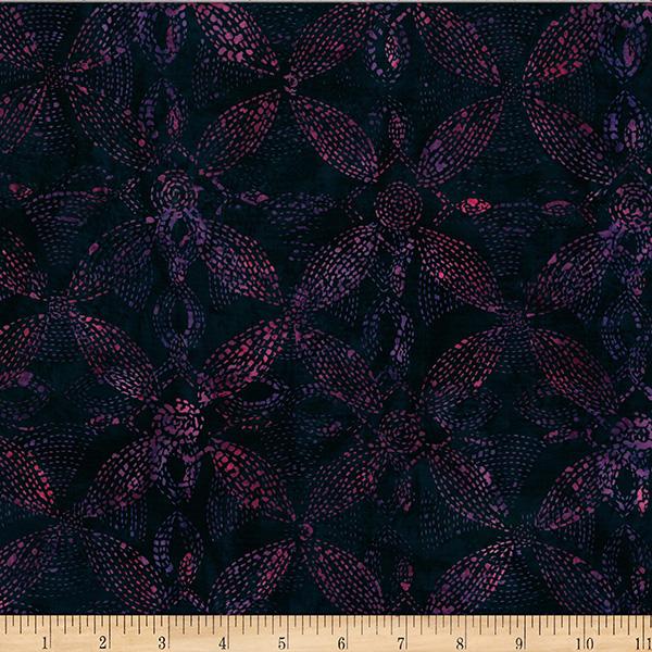 HFF Bali Batiks Dotty Tile - X2626-97 Raspberry - Cotton Batik Fabric