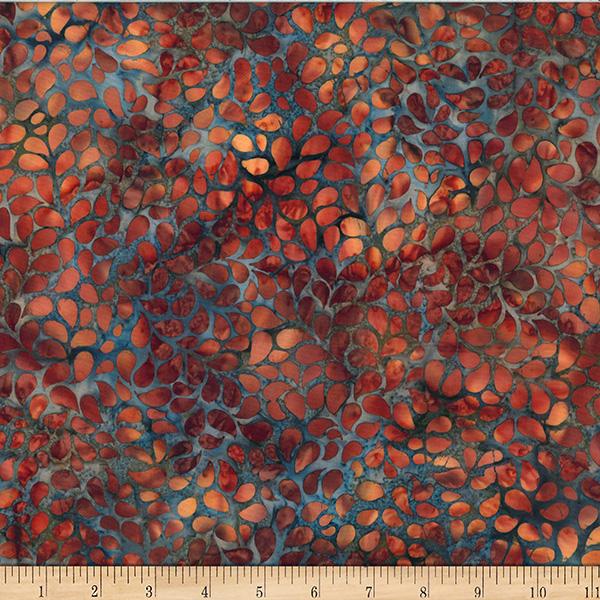 HFF Bali Batiks Droplets - X2631-573 Pecan - Cotton Batik Fabric