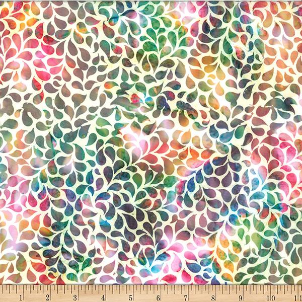 HFF Bali Batiks Droplets - X2631-741 Whimsy - Cotton Batik Fabric