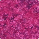 HFF Bali Batiks Hoffman Challenge Leafy - X2619-104 Cabernet - Cotton Batik Fabric