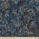 HFF Bali Batiks Leafy Branches - X2627-58 Earth - Cotton Batik Fabric