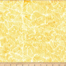 HFF Bali Batiks Line Feather Texture - W2596-471 Buttercup - Cotton Batik Fabric