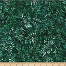 HFF Bali Batiks Packed Leaves - W2579-60 Hunter - Cotton Batik Fabric