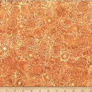 HFF Bali Batiks Petal Burst - W2580-415 Chai Tea - Cotton Batik Fabric