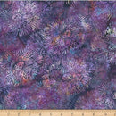 HFF Bali Jelly Fish Batiks Anenome - MR45-88 Boysenberry - Cotton Batik Fabric