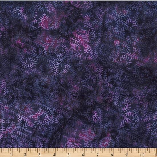 HFF Bali Jelly Fish Batiks Seaglass - MR48-85 Blackberry - Cotton Fabric