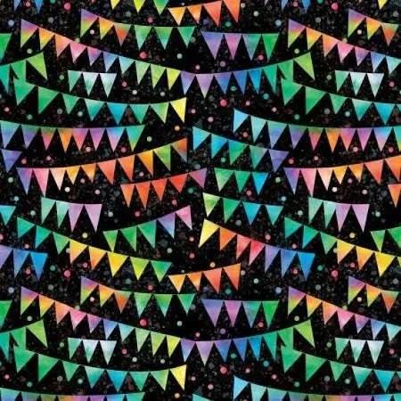 HFF Block Party - W5411-130 Multi - Cotton Fabric