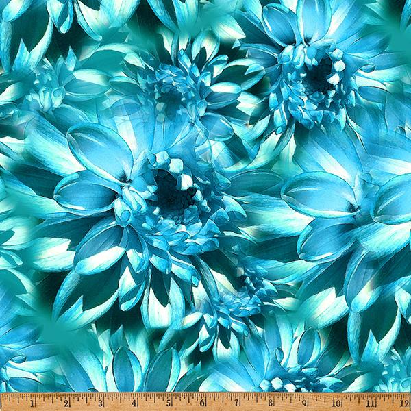 HFF Bloom - W5398-503 Lagoon - Cotton Fabric