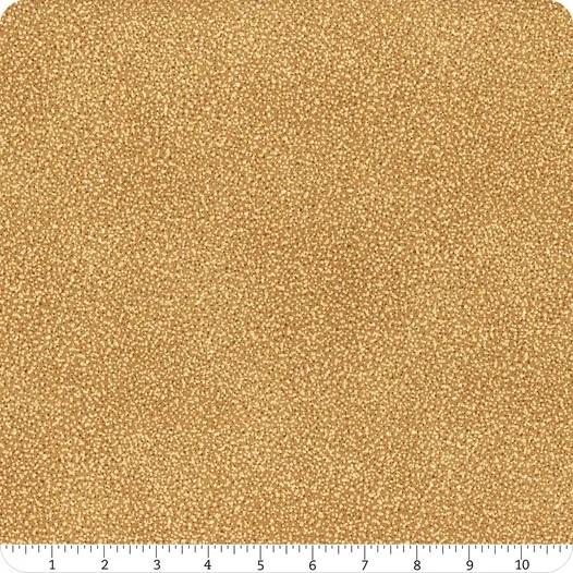 HFF Blooming Holidays -X7793-47G Gold/Gold - Cotton Metallic Fabric