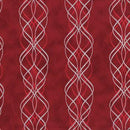 HFF Blooming Holidays - X7792-10S Crimson/Silver - Cotton Metallic Fabric