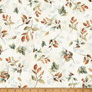 HFF Blue Jay Song - W5355-289G Off White/Gold - Cotton Fabric