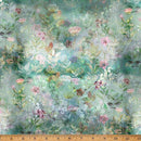 HFF Blush Garden - W5495-D7 Dusty Blue - Cotton Fabric