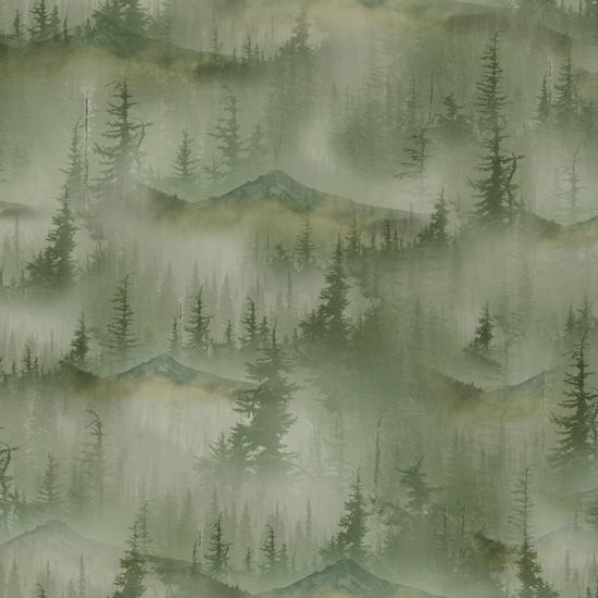 HFF Call of the Wild V5276-8 Green - Cotton Fabric