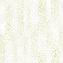 HFF Chickadee Cheer - V7176-20G Natural/Gold - Cotton Metallic Fabric