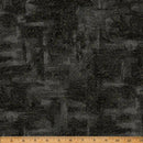 HFF Christmas Splendor Textured Ground - W7783-4G Black/Gold - Cotton Fabric