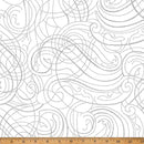 HFF Christmas Wish - Y7824-3S White/Silver - Cotton Metallic Fabric