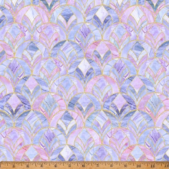 HFF Fancy Flutter - V5287-120 Hyacinth - Cotton Fabric