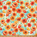 HFF Flower Shoppe - W5477-224 Poppy - Cotton Fabric