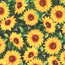 HFF Flower Shoppe - W5478-60 Hunter - Cotton Fabric