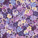 HFF Flower Shoppe - W5482-14 Purple - Cotton Fabric