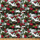 HFF Frosted Holidays - X5563-161 Christmas - Cotton Metallic Fabric
