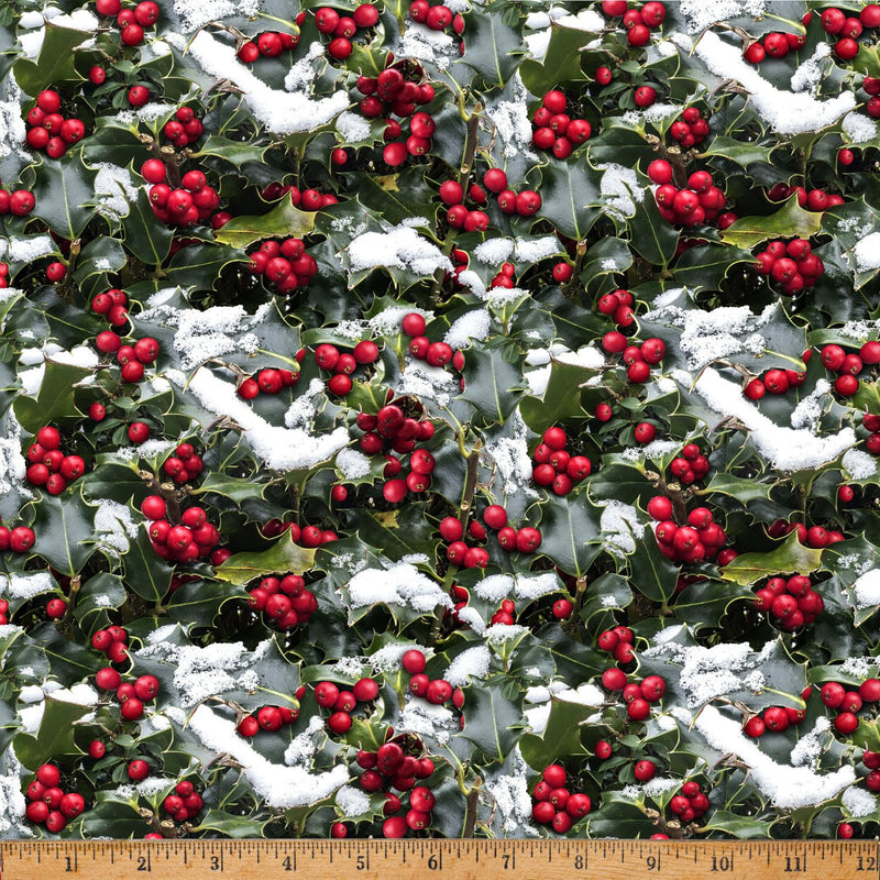 HFF Frosted Holidays - X5563-161 Christmas - Cotton Metallic Fabric