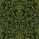 HFF Gilded Garden - Y7815-476G Juniper/Gold - Cotton Metallic Fabric