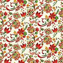 HFF Gilded Garden - Y7815-629G Christmas/Gold - Cotton Metallic Fabric