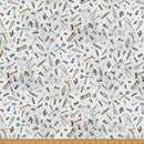 HFF Hammer Down - X5641-674 Light Gray - Cotton Fabric