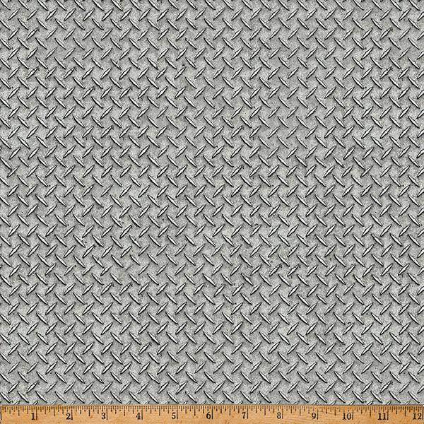 HFF Hammer Down - X5643-296 Steel - Cotton Fabric