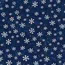 HFF Holiday Hideaway - Y5771-19 Navy - Cotton Metallic Fabric
