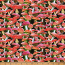 HFF Homestead Mushrooms - W5517-5 Red - Cotton Fabric