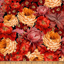 HFF Island Bouquet - X5674-160 Spice - Cotton Fabric