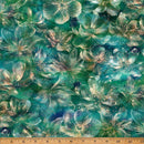 HFF Midnight Flora - 5698-146 Stone Green - Cotton Fabric