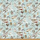 HFF Rise And Cast - Y5834-16 Sky - Cotton Fabric