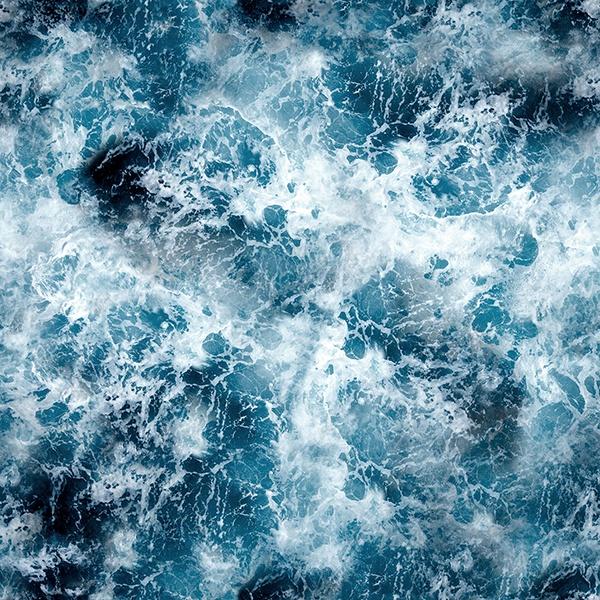 HFF Sea Salt - Waves MRD33-73 Ocean - Cotton Fabric