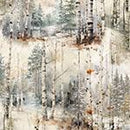HFF Stag And Stone - Y5797-126 Birch - Cotton Metallic Fabric