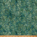 HFF Tree Line Ditsy Leaves - W5436-31 Emerald - Cotton Fabric